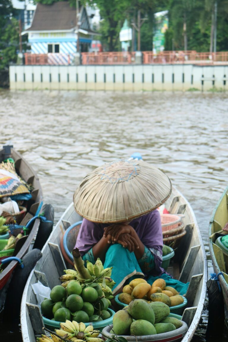 Markttag in Kalimantan