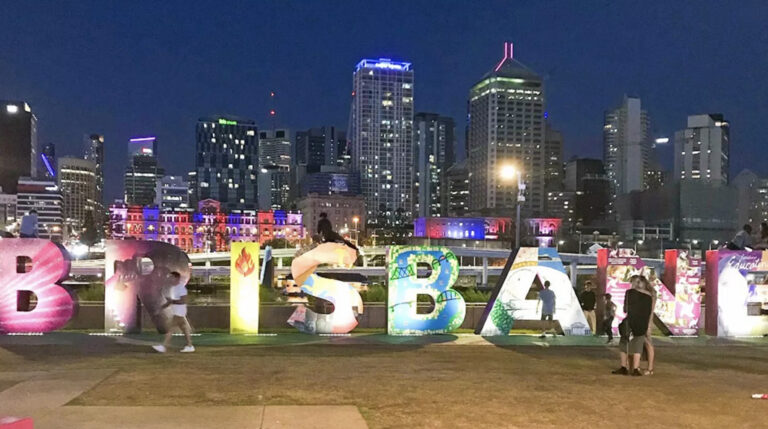 Die Skyline von Brisbane