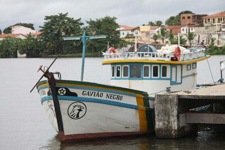 Angedocktes Boot in Barreirinhas