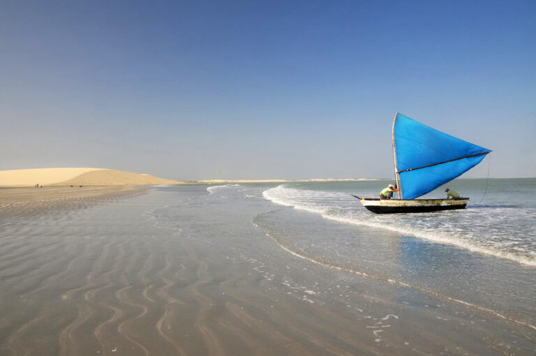 Traditionelles Segelboot