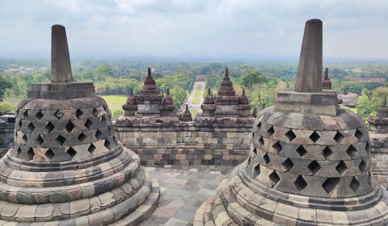 Borobudur – den Ausblick genießen