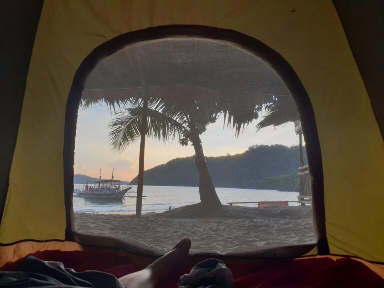 direkt am Strand schlafen