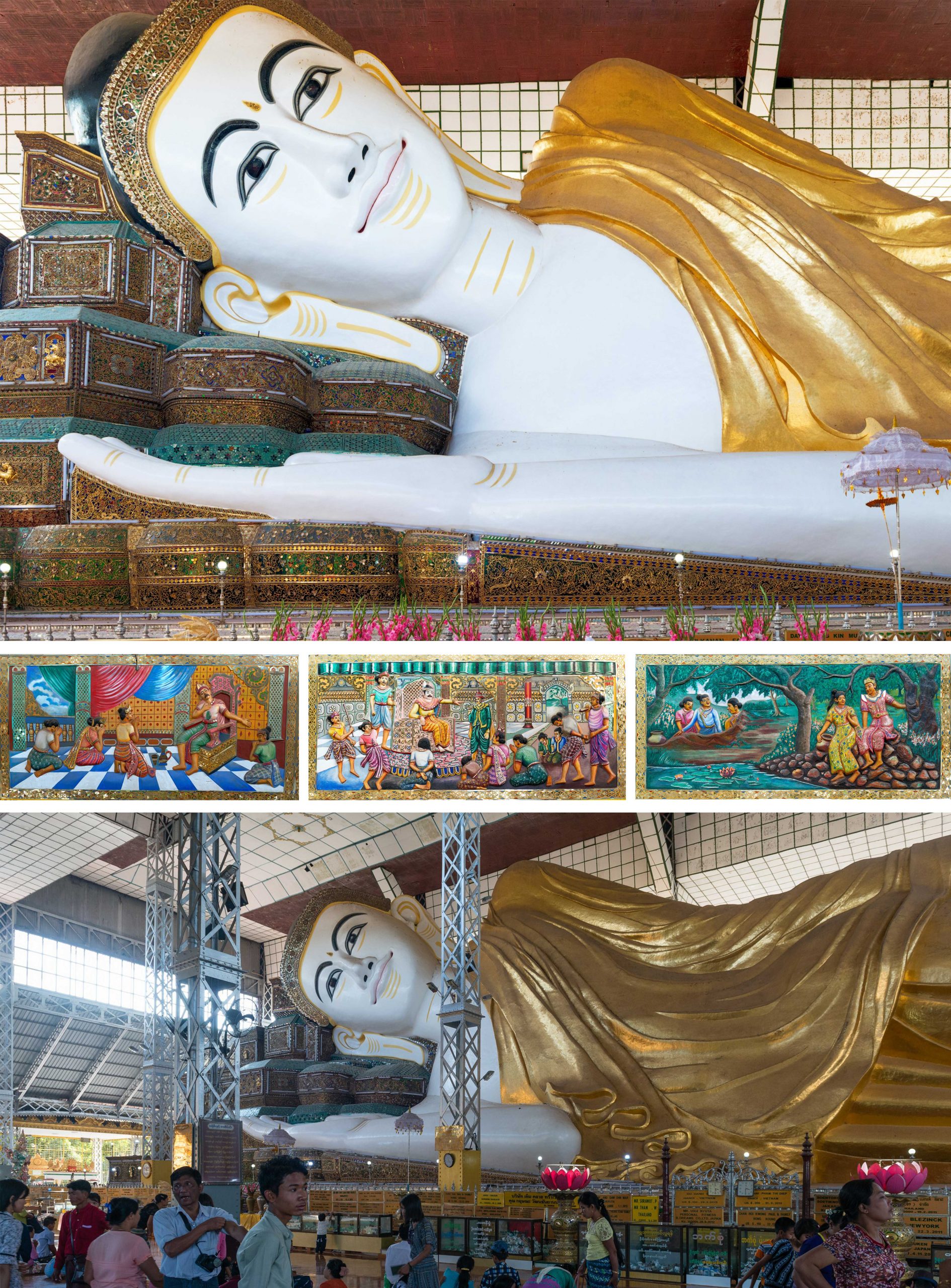 Shwethalyaung-Tempel liegender Buddha
