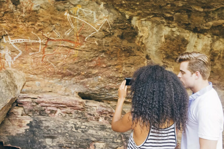 Uralte Felsmalereien