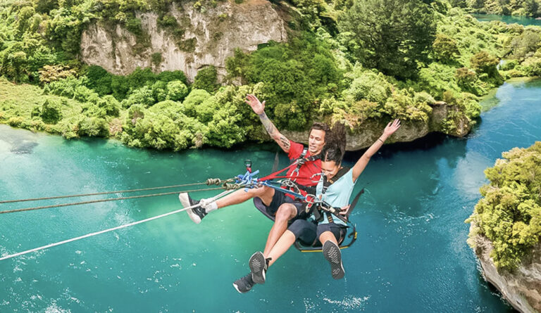 Hol dir den Adrenalinkick über dem Waikato River
