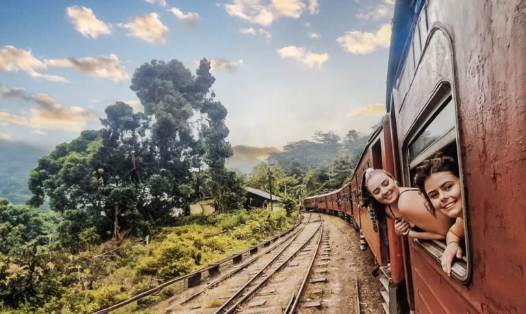 Die Panorama-Zugfahrt genießen