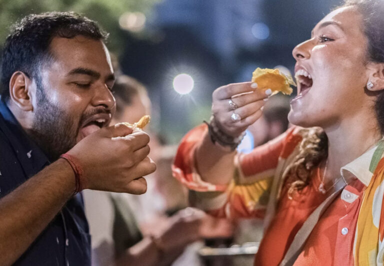 Leckeres Street Food probieren