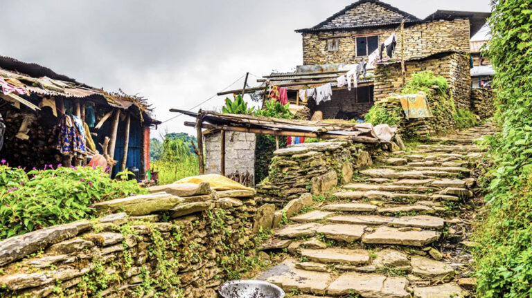 Unterwegs nach Dhampus