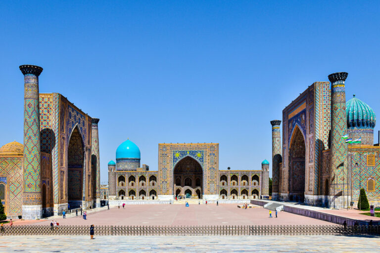 Die Bibi-Chanum-Moschee in Samarkand