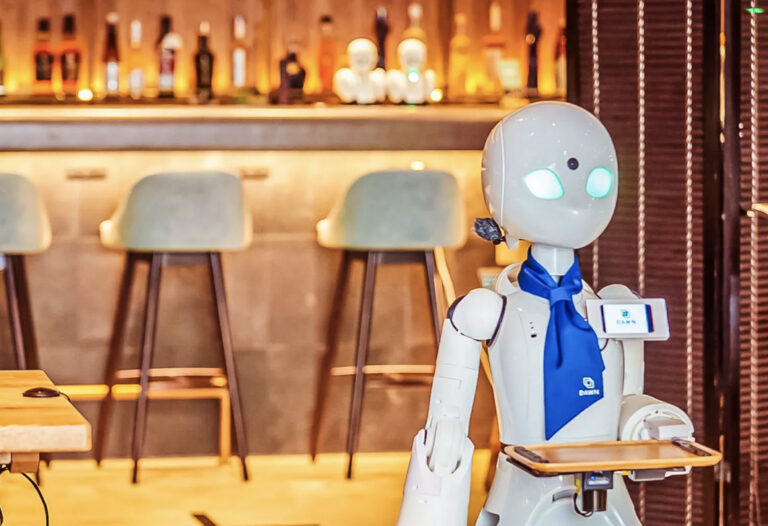 Sich von einem Roboter bedienen lassen