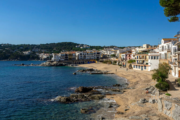 Der Strand von Calella de Palafrugell