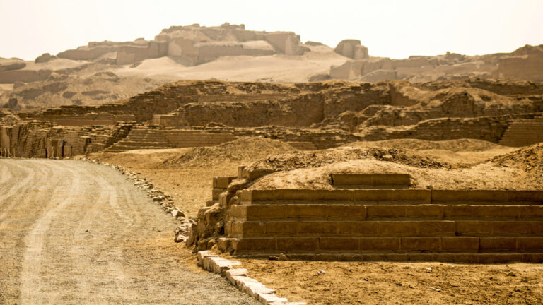 Die Ruinen von Pachacámac