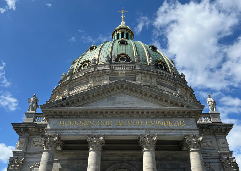 Die wunderschöne Kuppel der Frederikskirche