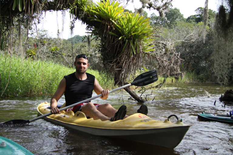 Kajakfahrer auf der Lagoa do Peri