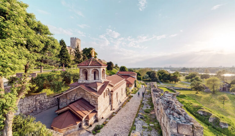 Die Festung von Belgrad im Kalemegdan Park