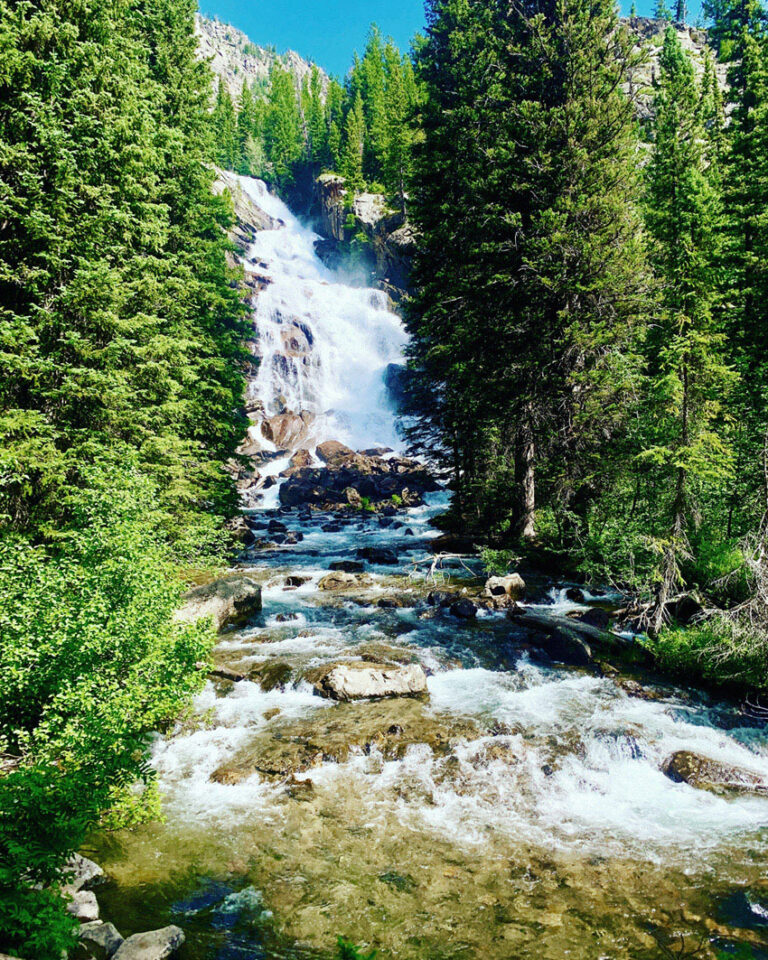 Wasserfall im Grand Teton Nationalpark