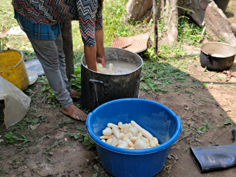 Das Essen wird zubereitet