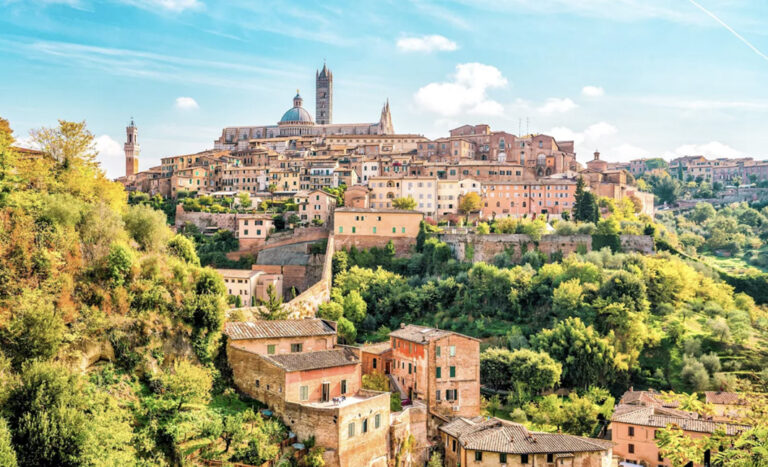Blick auf Siena