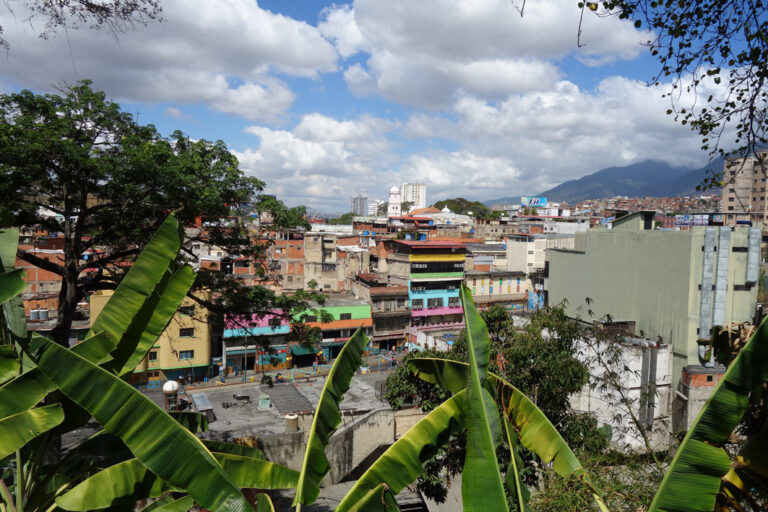 Blick auf das bunte Caracas