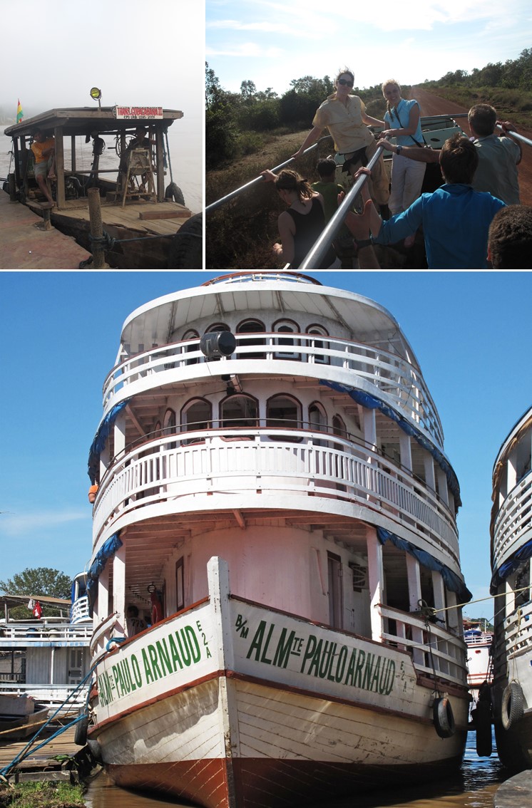 Übernachten auf einem Amazonas Dampfer 