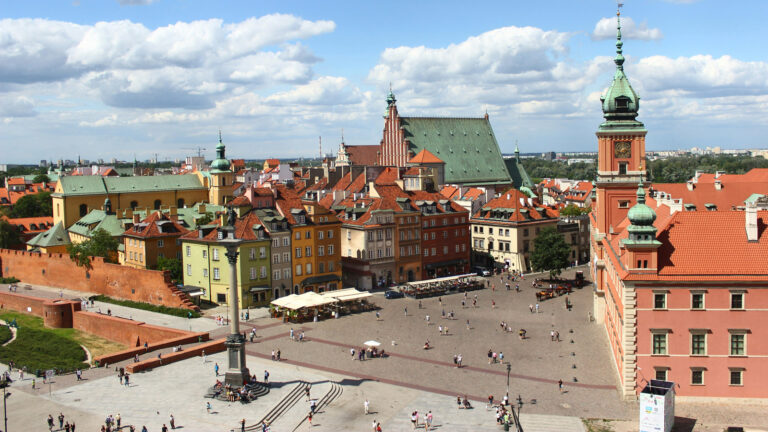 Der Schlossplatz in Warschau