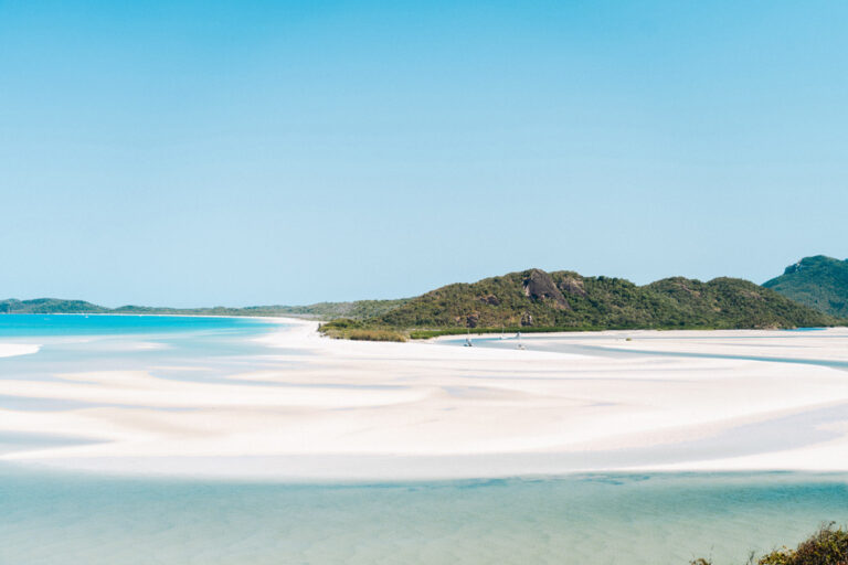 Der blendend weiße Whiteheaven Beach