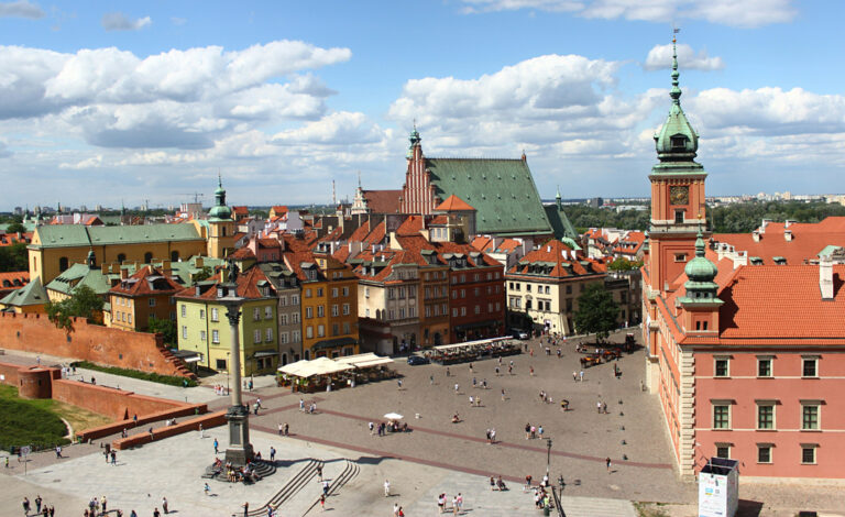 Der Schlossplatz in Warschau