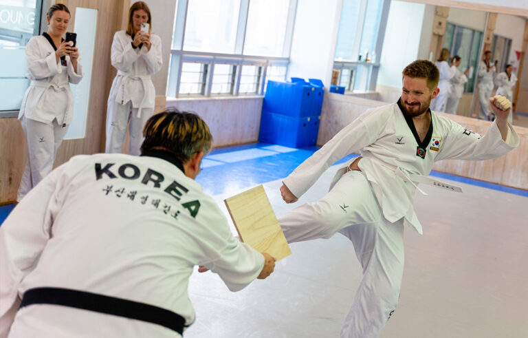 Taekwondo Trainingseinheit